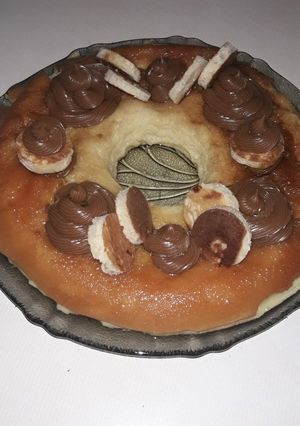 Una foto de Flan casero