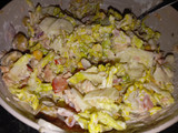 Ensalada con salsa de yogurt casera