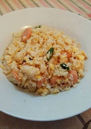 Foto resep Nasgor putih ala kadarnya
