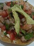 Tostadas de camarón