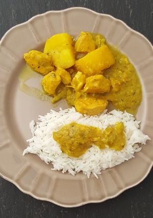 Une photo de Poulet au colombo