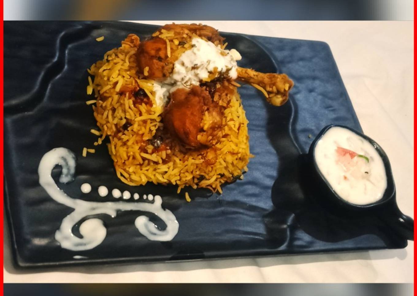 Hyderabadi Chicken Dum Briyani