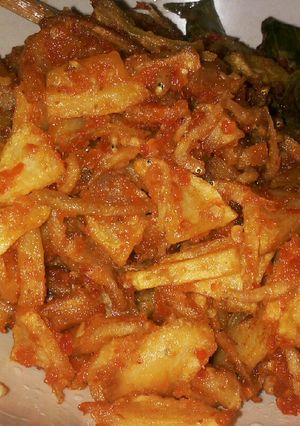 Foto resep Kentri balado (kentang teri balado)
