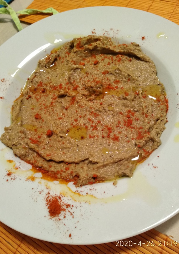 Una foto de Baba ganoush