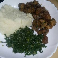 A picture of Fried beef.