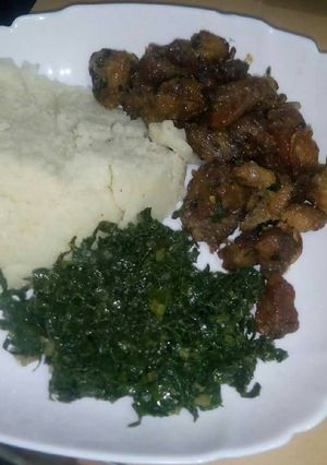 A picture of Fried beef.