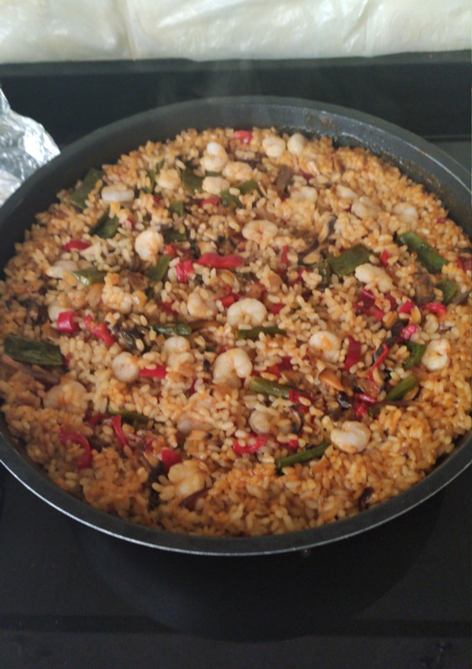 Una foto de Arroz o "paella"
