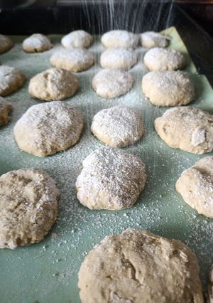 Una foto de Galletitas de avena coco y café