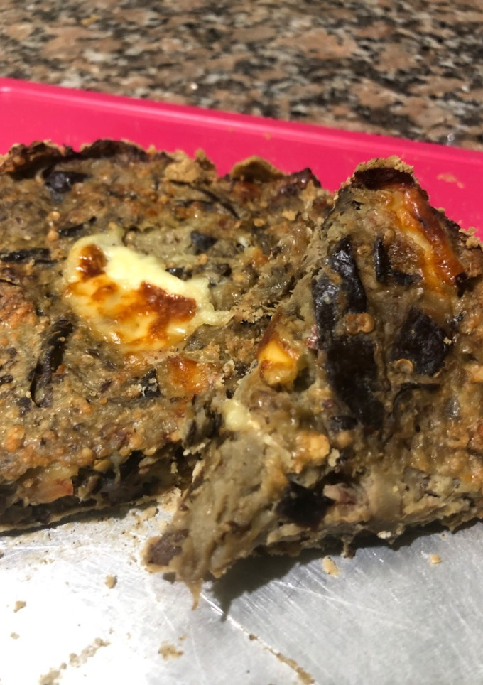 Una foto de Tarta de berenjenas súper rica y sana🔮🍆