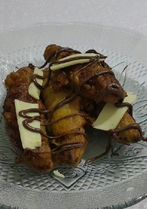 Foto resep Pisang goreng keju coklat