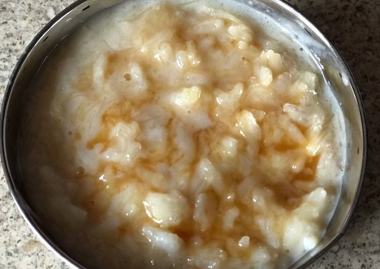 Recipe of Homemade Caramelised rice and vermicelli pudding