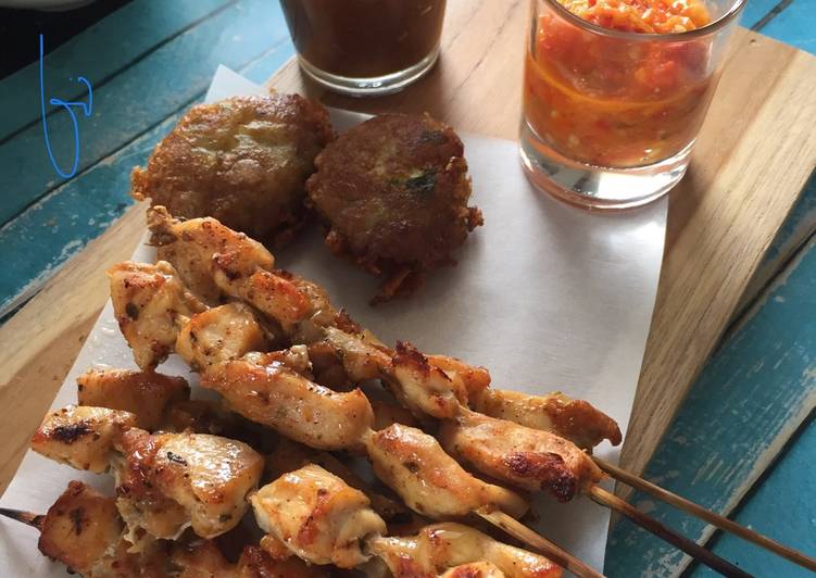 Chicken Satay ft Tomato Sambal #Pekaninspirasi