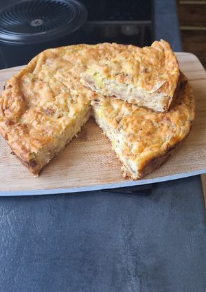 Une photo de Pain de chien ou pudding du nord version salé