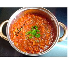 A picture of Fresh Rajma curry.