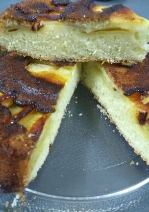 Una foto de Tarta de 🍎invertida fácil y rápida