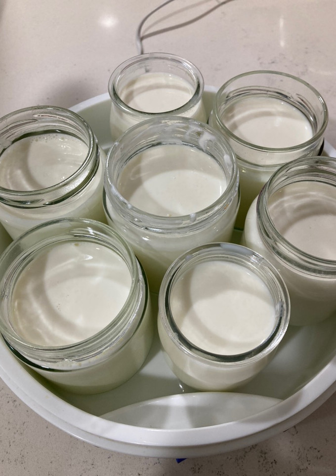 Una foto de Yogur cremoso