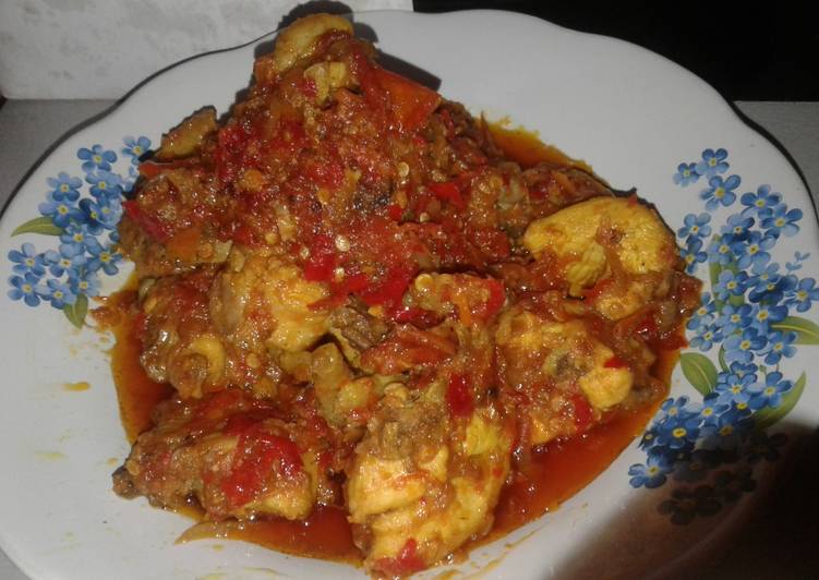 Resep Ayam Sambal Merah, Lezat