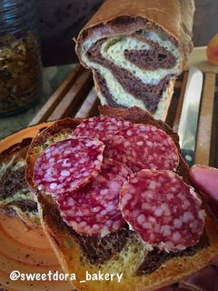 Foto di Pan Brioche Zebrato