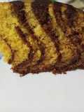 Zebra print cake