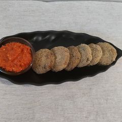 Lotus Stem Cutlet A picture of Lotus Stem Cutlet.