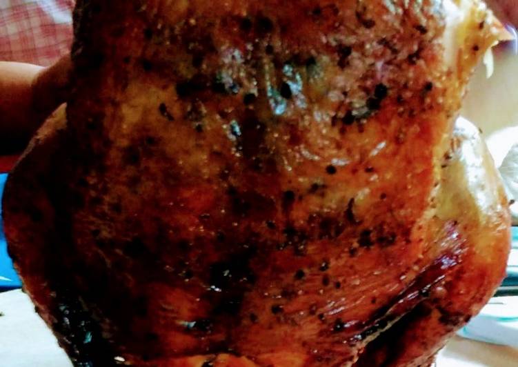 Pollo "violado" ahumado