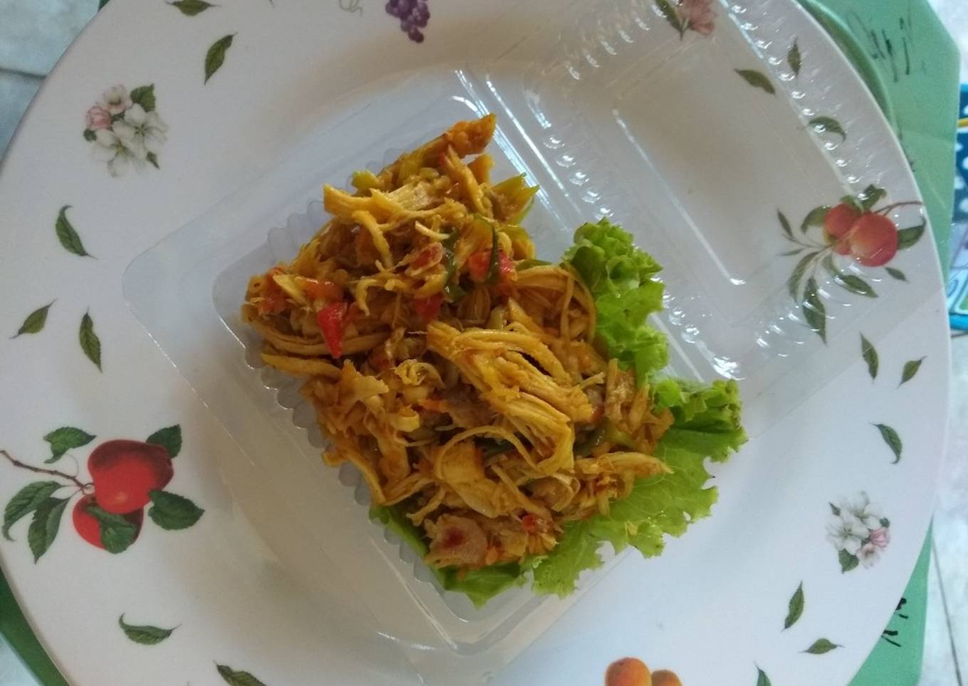 Ayam suwir rica rica