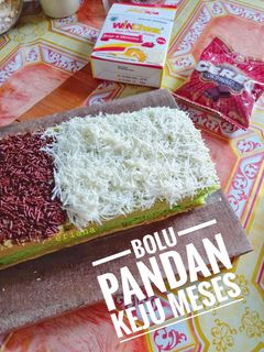 Foto resep Bolu Pandan Keju Meses