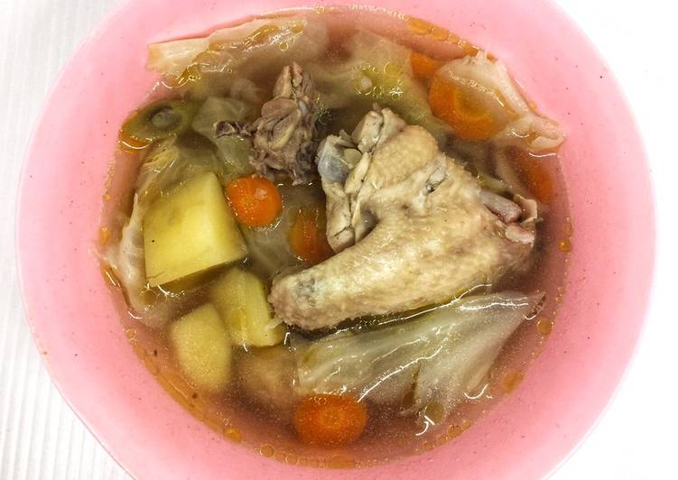 Cara mudah meracik Sop Ayam rumahan 🤗 Lezat