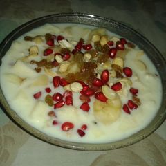 A picture of Samak rice kheer.