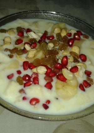 A picture of Samak rice kheer.