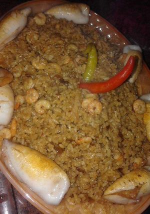 صورة لوصفة مدفونه الجمبري والسيبيا