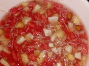 A picture of watermelon banana