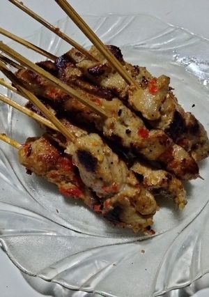 Foto resep Sate tuna bumbu plecing khas bali