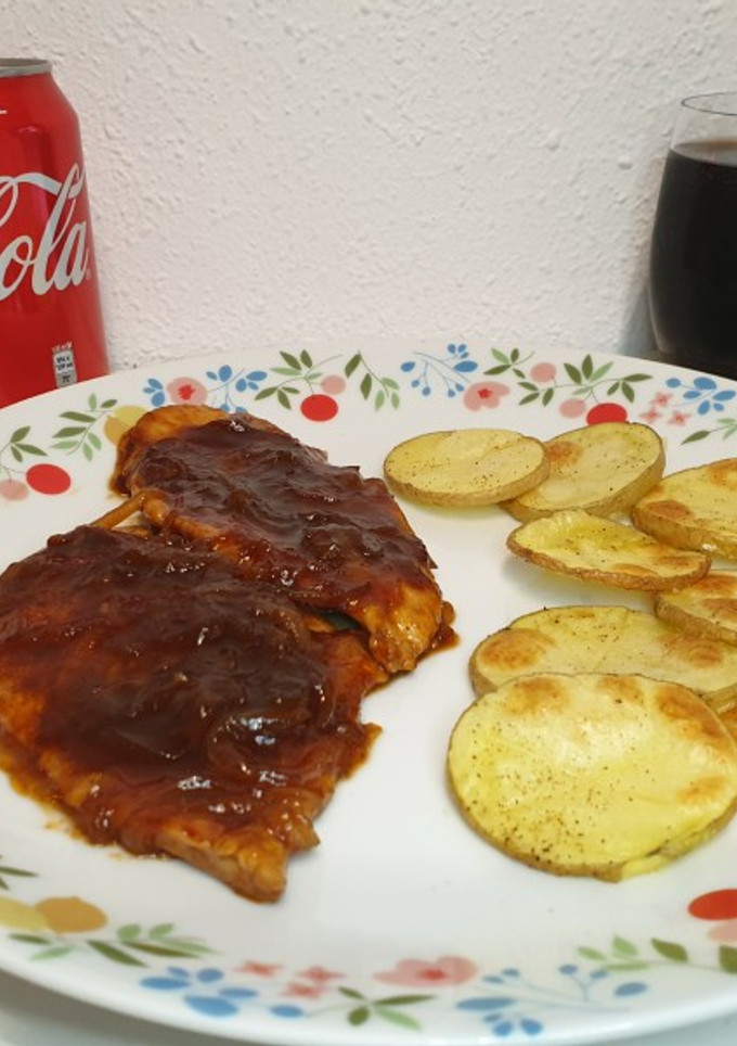 Una foto de Pollo a la Coca-Cola