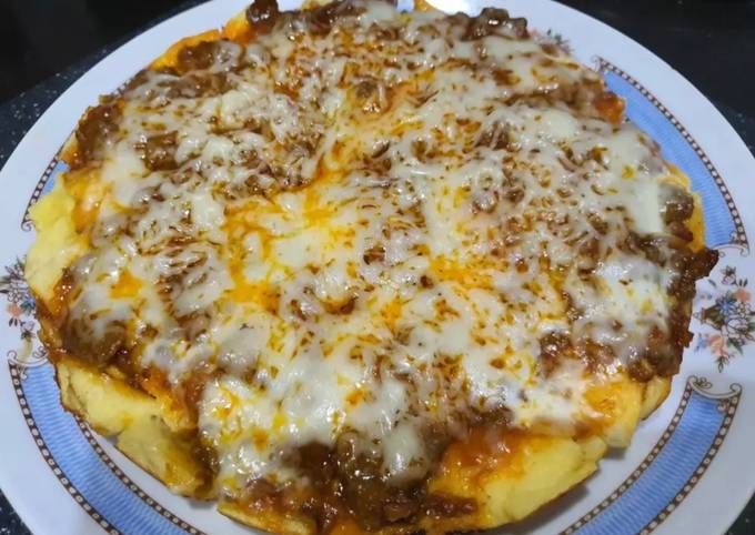 Resep Pizza Roti Tawar Oleh Tina Hasbie Cookpad