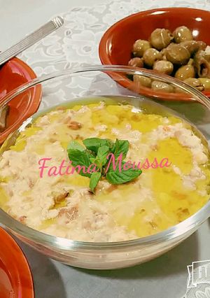 A picture of Foul Mudammas with Tahini – Simple and Delicious.