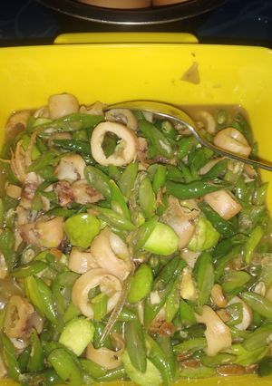 Foto resep Tumis buncis cumi Pete tauco