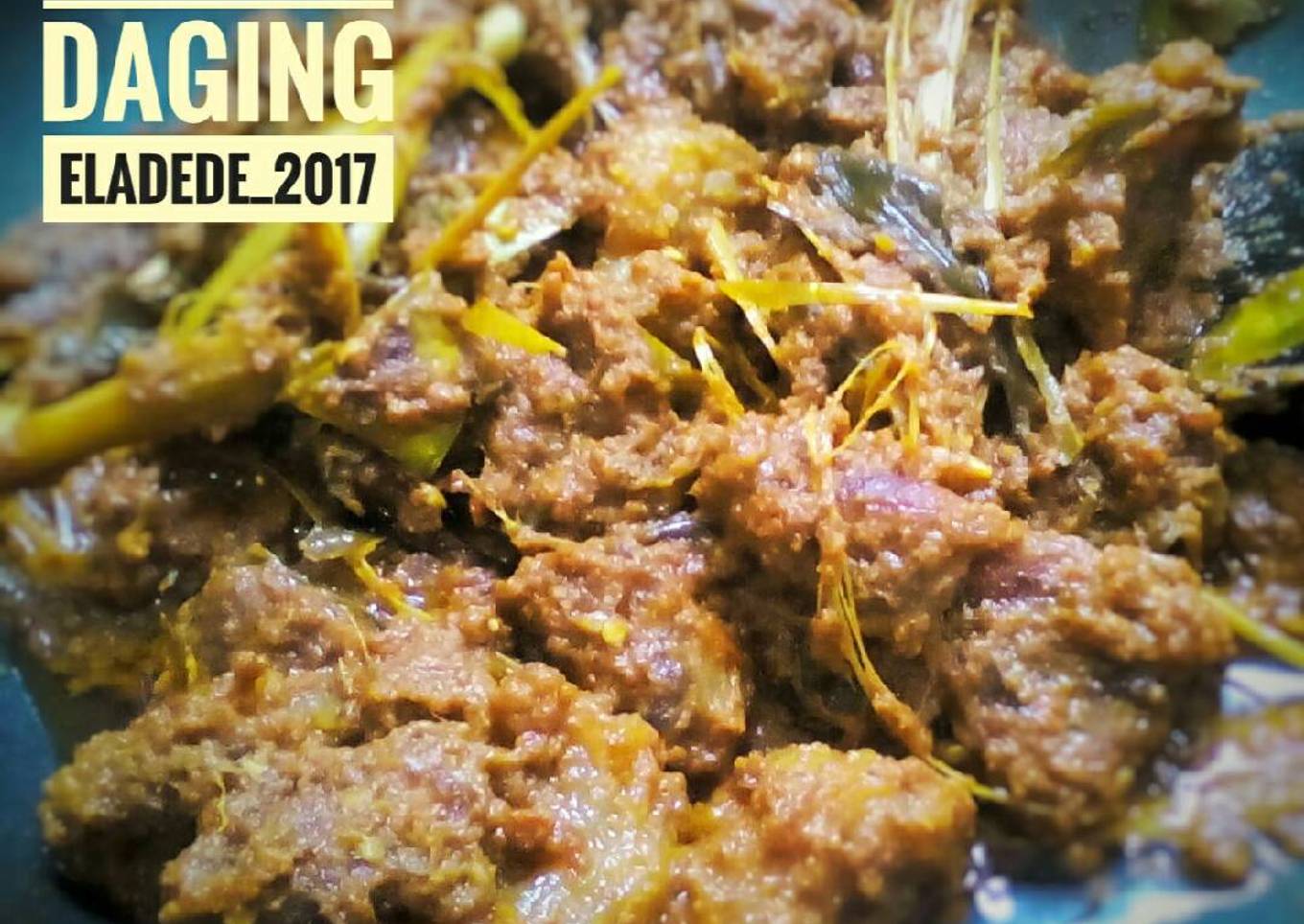 Rendang Daging Ala Eladede