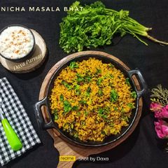 A picture of Maharashtrian Phodnicha Masala Bhat.