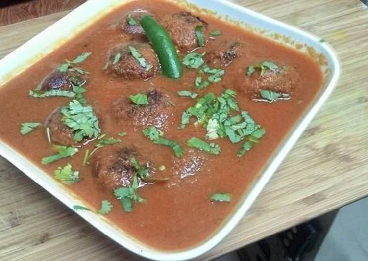 Quick and Easy Bottle Gourd kofta curry