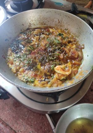A picture of Egg bhurji masala.
