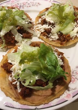Una foto de Sopes