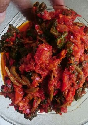 Foto resep Sambal goreng pare campur ikan teri