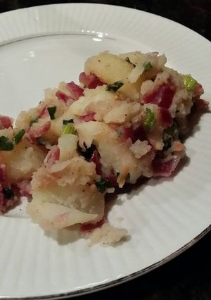 A picture of Brad's German potato salad.