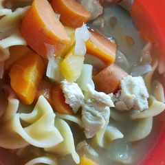 A picture of Hearty Chicken Vegetable Soup.