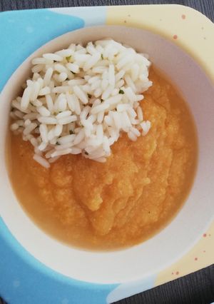 Baba főzelék rizzsel recept fotója