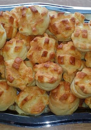 Krumplis (burgonyás) pogácsa recept fotója