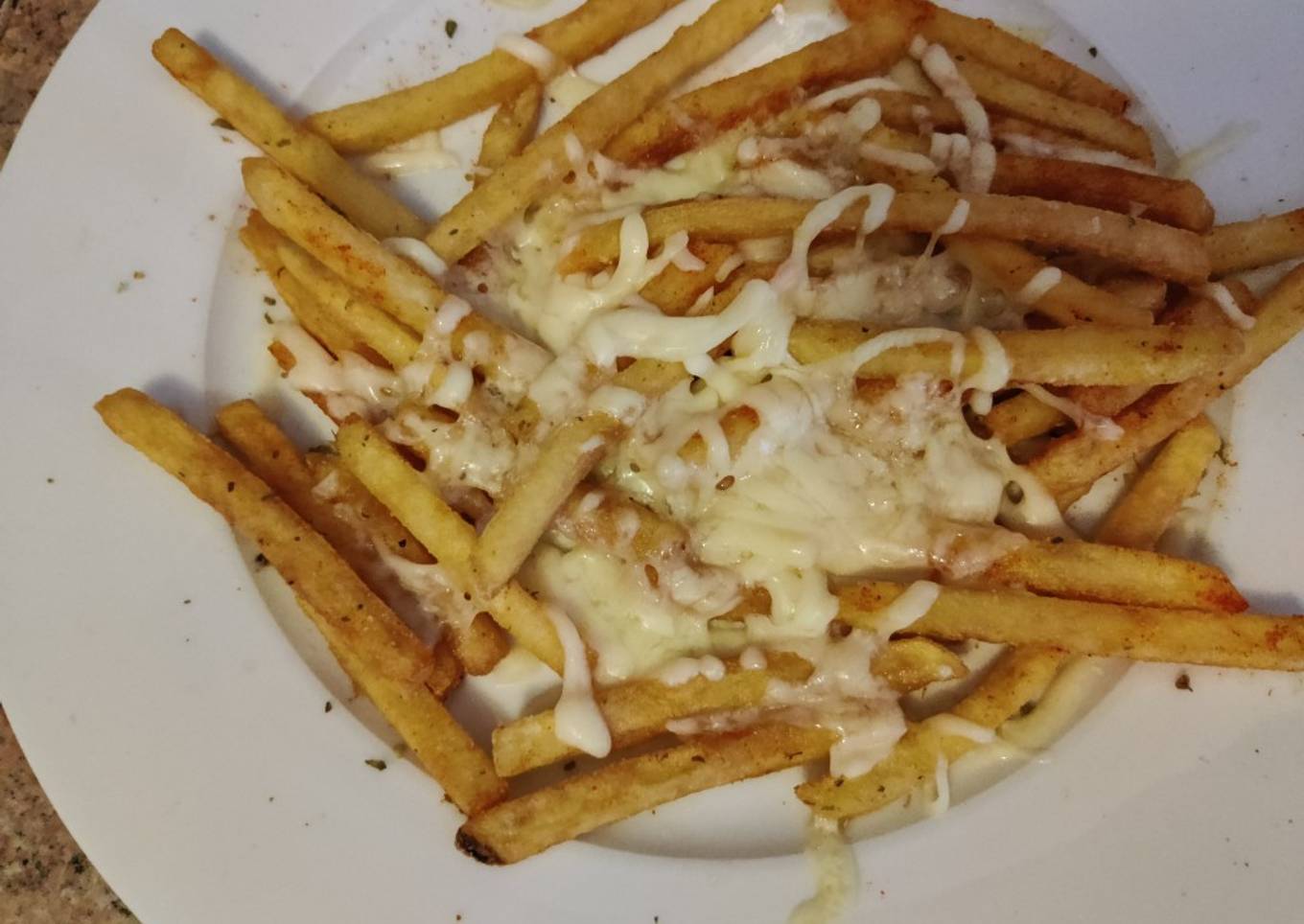 3 spice cheesy garlic french fries
