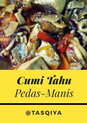 Foto resep Cumi Tahu Pedas-Manis