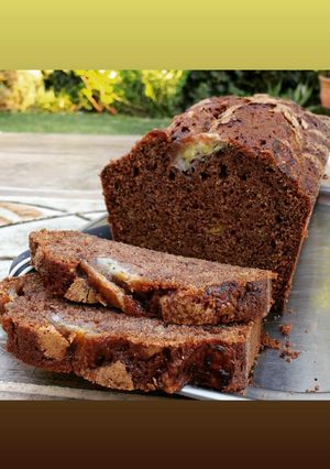 Una foto de Budín de bananas